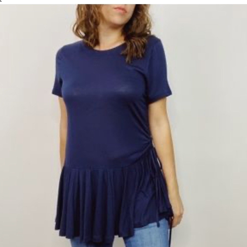 J. Crew Gathered Tee size small new with tags T163